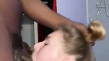 White girl raises her bbc bodycount